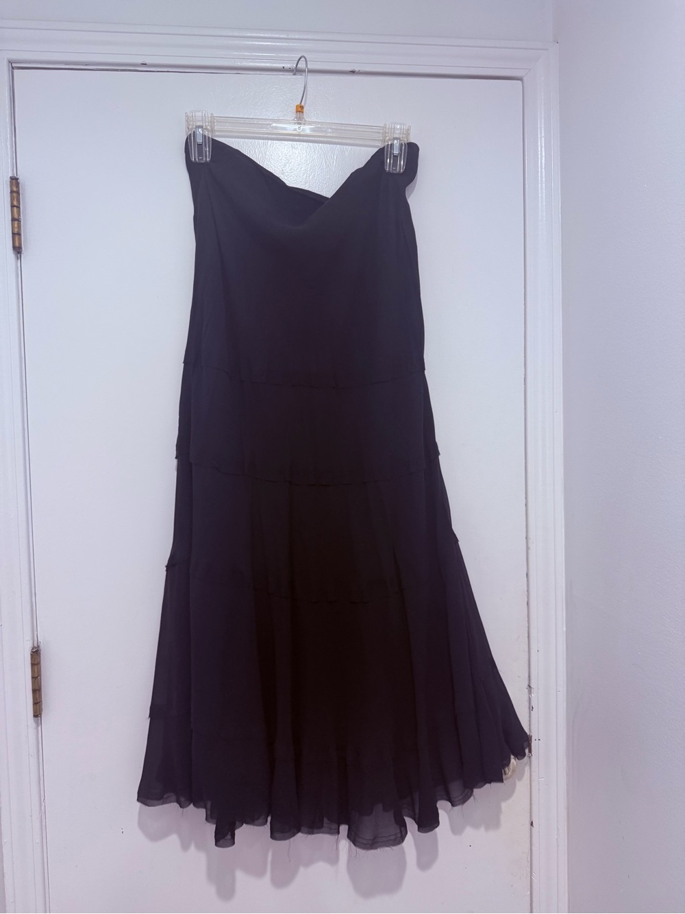 Cami NYC Black Tiered Maxi Skirt